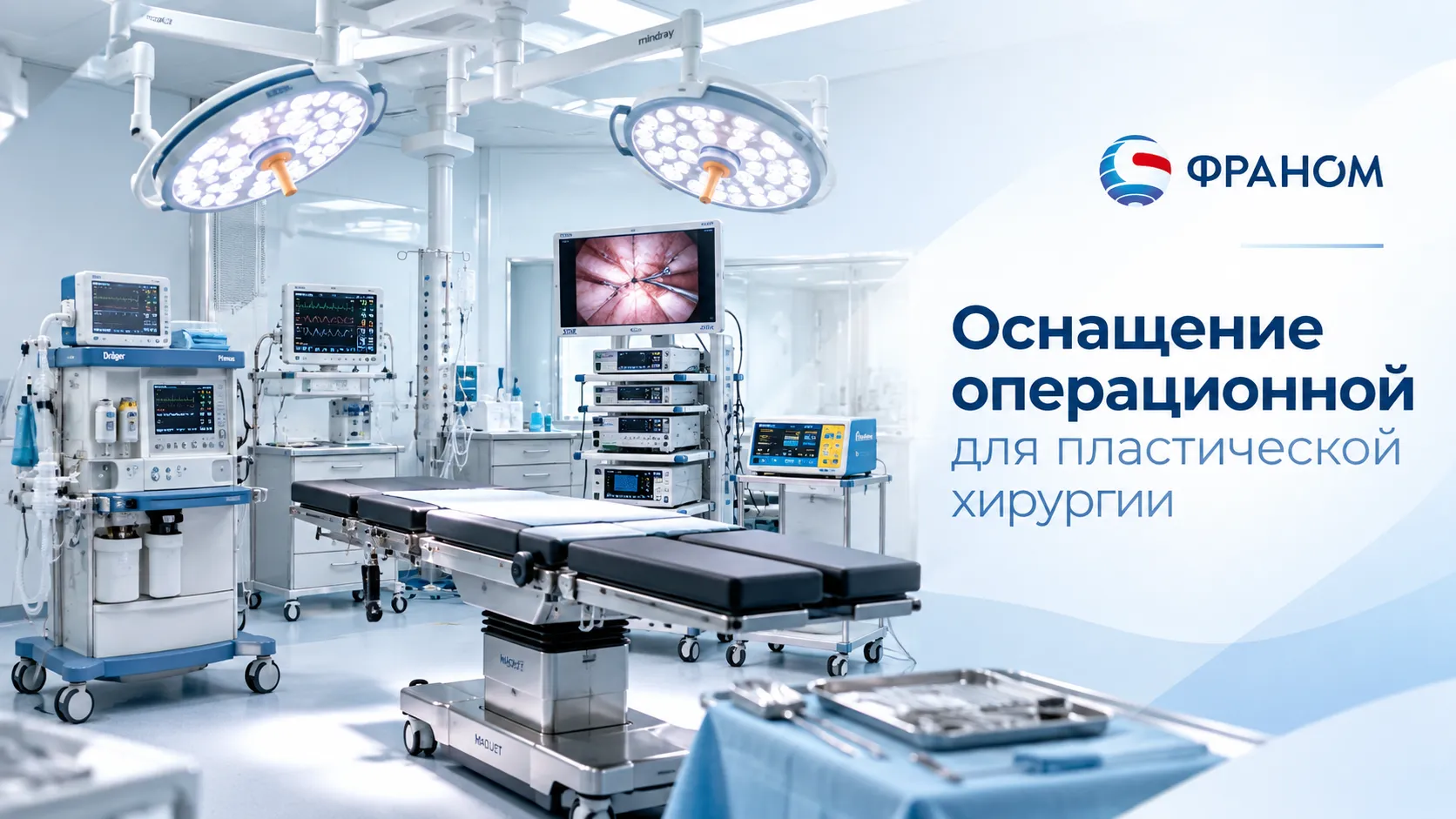 Оснащение операционной для пластической хирургии: стоимость, приказ №298н и где выгодно б/у